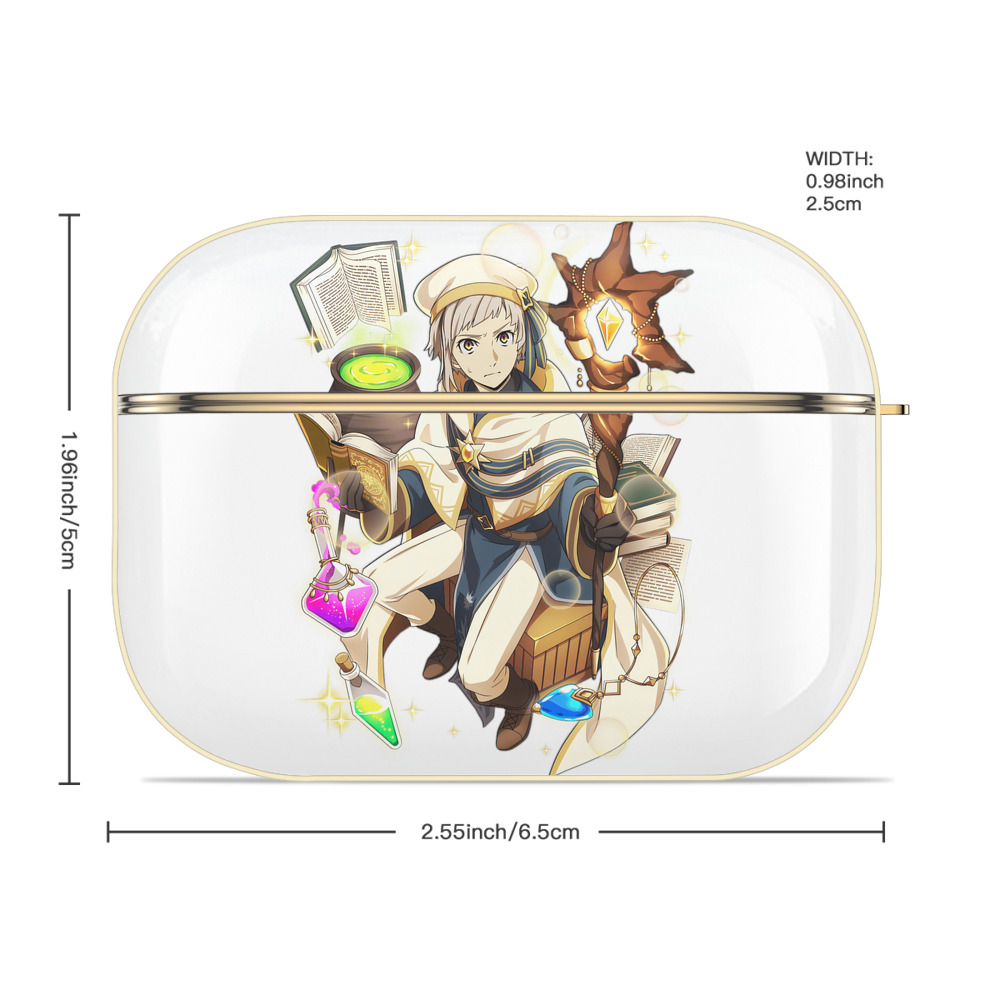 文豪ストレイドッグス Bungo Stray Dogs 【AirPods Pro用】ハードシェル保護ケース｜耐衝撃・防指紋・カラビナ付き商品仕様