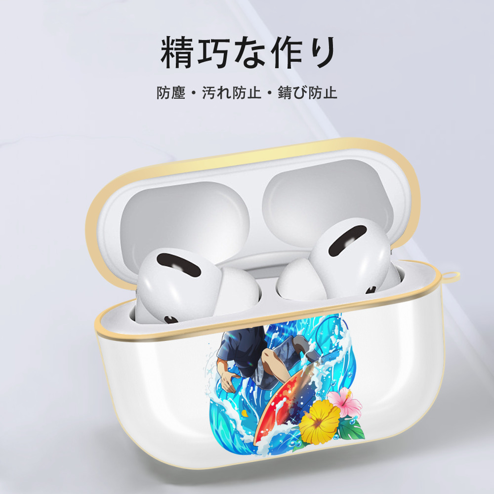文豪ストレイドッグス Bungo Stray Dogs 【AirPods Pro用】ハードシェル保護ケース｜耐衝撃・防指紋・カラビナ付き商品仕様