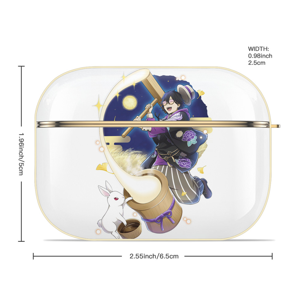 文豪ストレイドッグス Bungo Stray Dogs 【AirPods Pro用】ハードシェル保護ケース｜耐衝撃・防指紋・カラビナ付き商品仕様