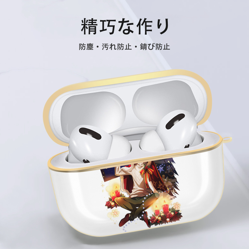 文豪ストレイドッグス Bungo Stray Dogs 【AirPods Pro用】ハードシェル保護ケース｜耐衝撃・防指紋・カラビナ付き商品仕様