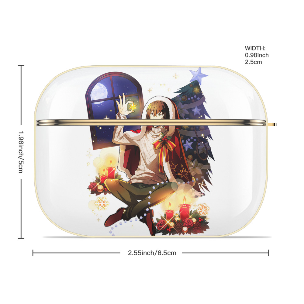 文豪ストレイドッグス Bungo Stray Dogs 【AirPods Pro用】ハードシェル保護ケース｜耐衝撃・防指紋・カラビナ付き商品仕様