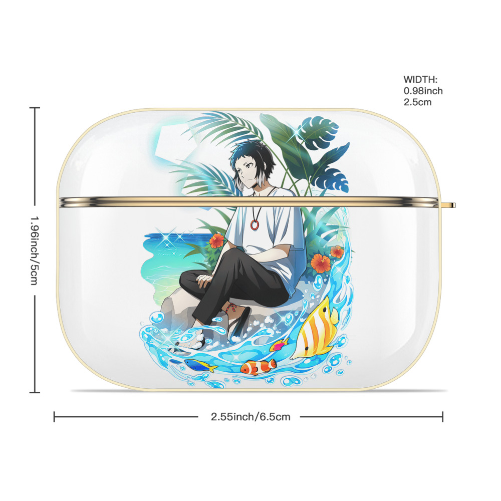 文豪ストレイドッグス Bungo Stray Dogs 【AirPods Pro用】ハードシェル保護ケース｜耐衝撃・防指紋・カラビナ付き商品仕様