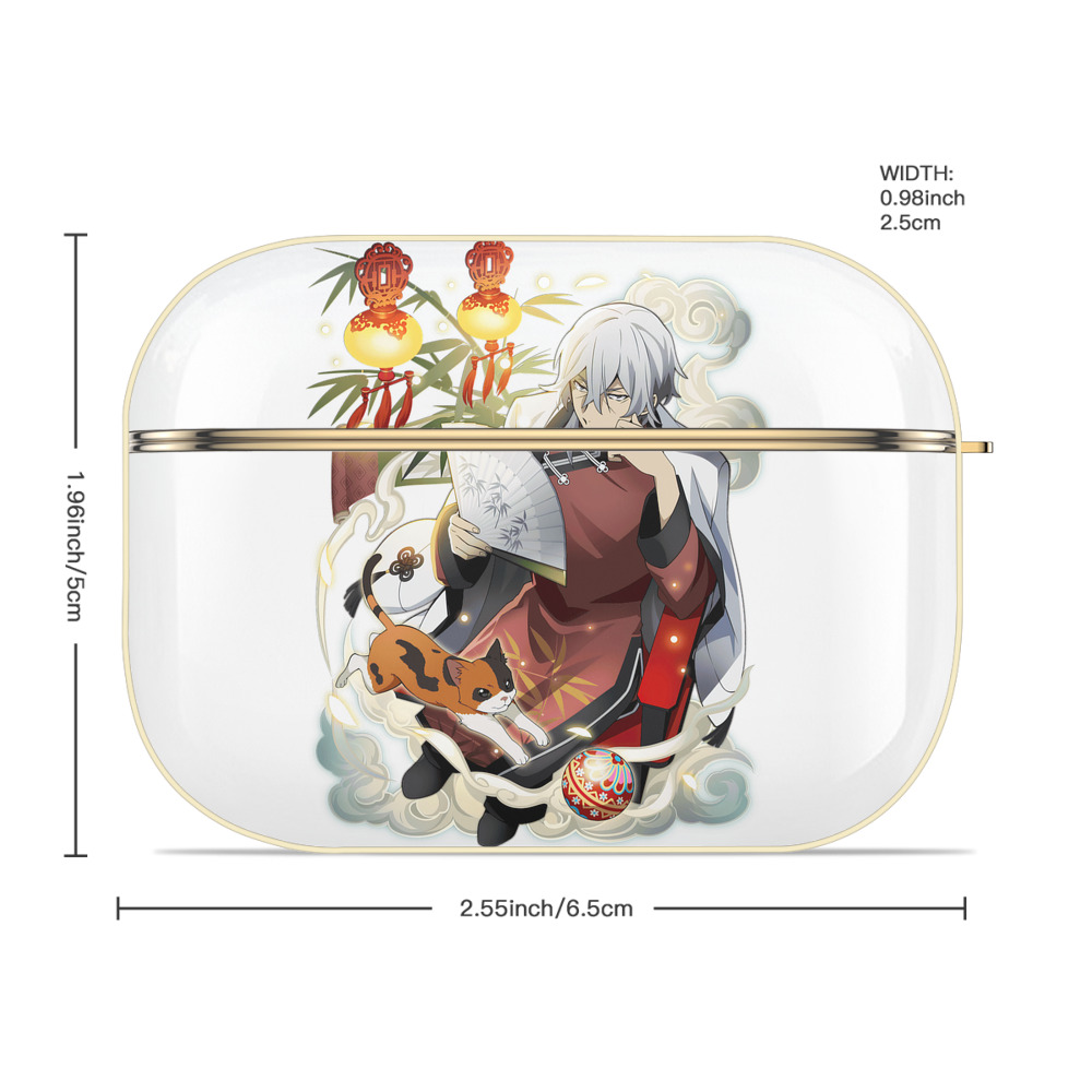 文豪ストレイドッグス Bungo Stray Dogs 【AirPods Pro用】ハードシェル保護ケース｜耐衝撃・防指紋・カラビナ付き商品仕様