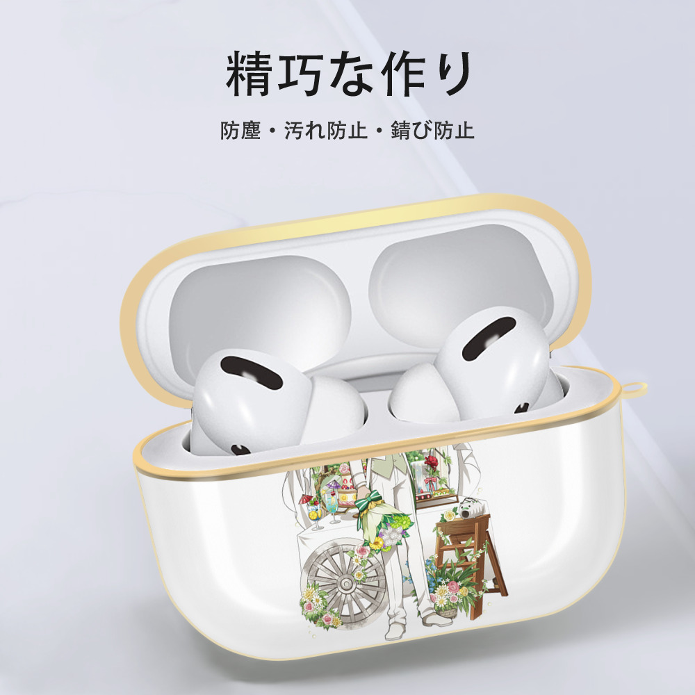 文豪ストレイドッグス Bungo Stray Dogs 【AirPods Pro用】ハードシェル保護ケース｜耐衝撃・防指紋・カラビナ付き商品仕様