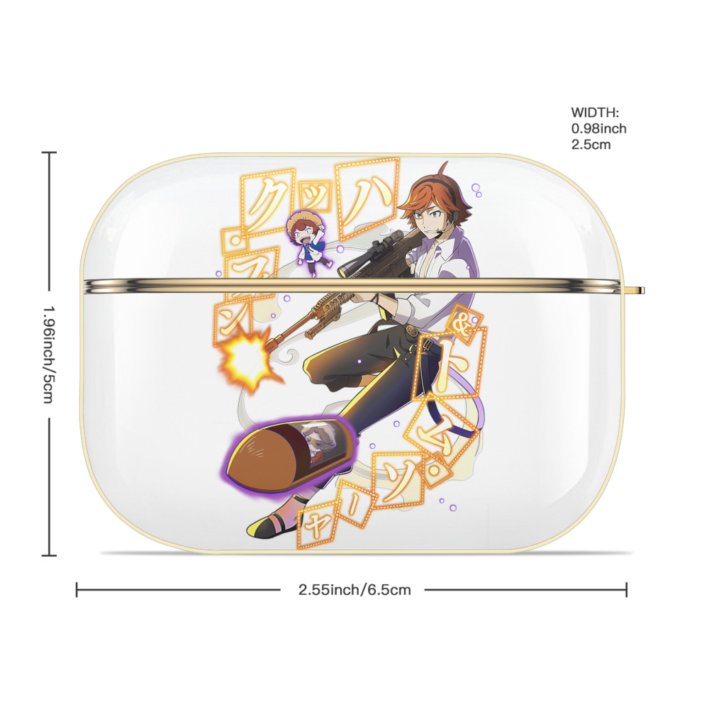 文豪ストレイドッグス Bungo Stray Dogs 【AirPods Pro用】ハードシェル保護ケース｜耐衝撃・防指紋・カラビナ付き商品仕様