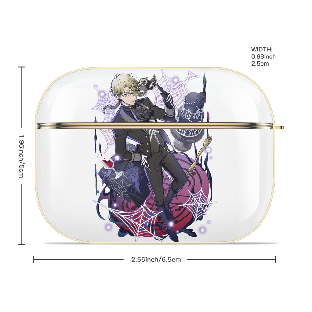 文豪ストレイドッグス Bungo Stray Dogs 【AirPods Pro用】ハードシェル保護ケース｜耐衝撃・防指紋・カラビナ付き商品仕様