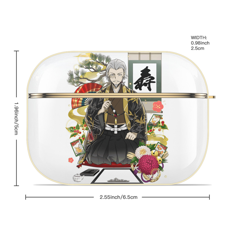 文豪ストレイドッグス Bungo Stray Dogs 【AirPods Pro用】ハードシェル保護ケース｜耐衝撃・防指紋・カラビナ付き商品仕様