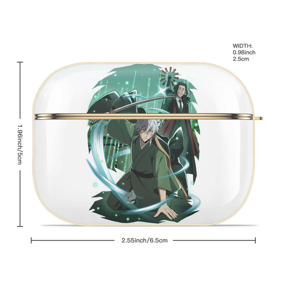 文豪ストレイドッグス Bungo Stray Dogs 【AirPods Pro用】ハードシェル保護ケース｜耐衝撃・防指紋・カラビナ付き商品仕様