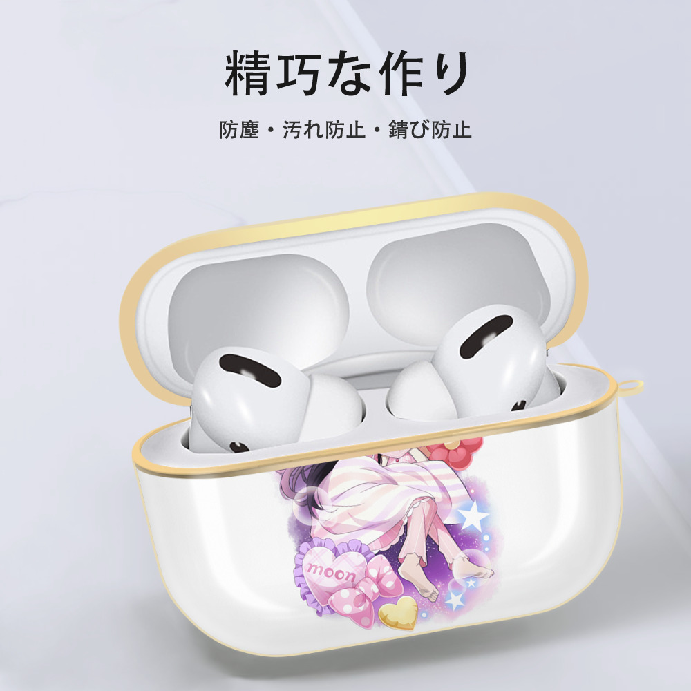 文豪ストレイドッグス Bungo Stray Dogs 【AirPods Pro用】ハードシェル保護ケース｜耐衝撃・防指紋・カラビナ付き商品仕様