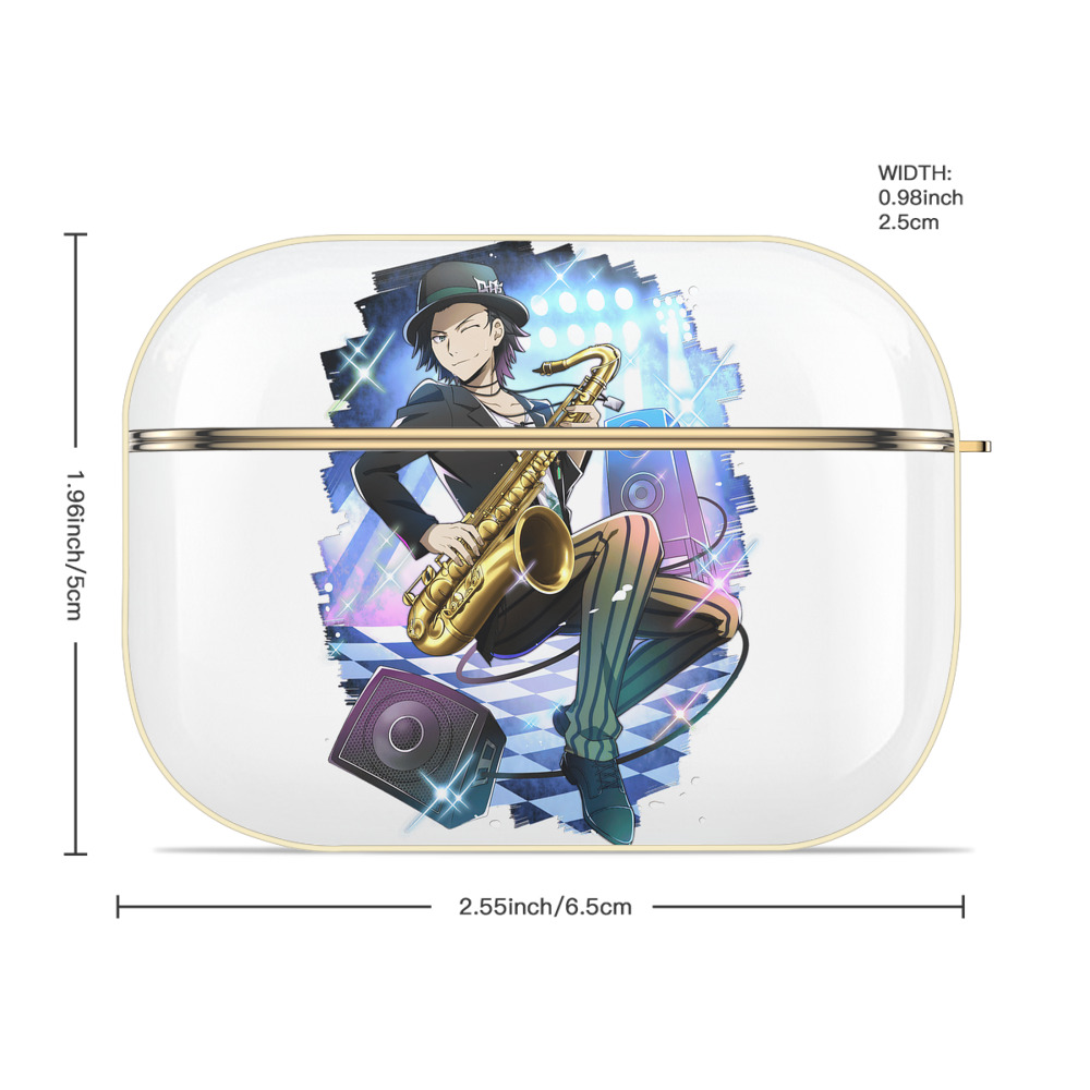 文豪ストレイドッグス Bungo Stray Dogs 【AirPods Pro用】ハードシェル保護ケース｜耐衝撃・防指紋・カラビナ付き商品仕様
