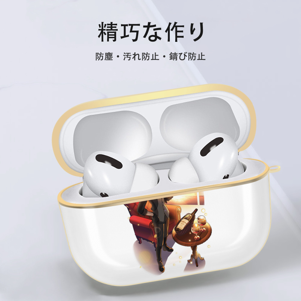 文豪ストレイドッグス Bungo Stray Dogs 【AirPods Pro用】ハードシェル保護ケース｜耐衝撃・防指紋・カラビナ付き商品仕様