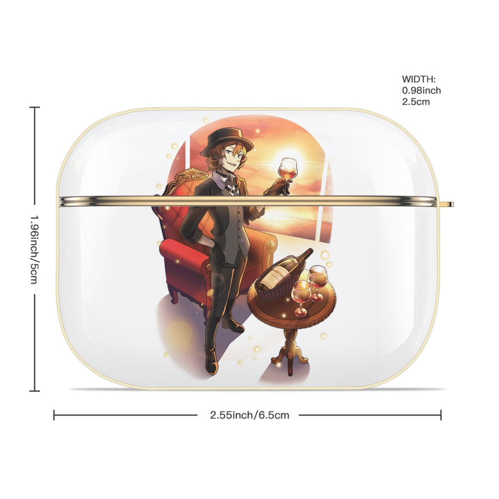 文豪ストレイドッグス Bungo Stray Dogs 【AirPods Pro用】ハードシェル保護ケース｜耐衝撃・防指紋・カラビナ付き商品仕様