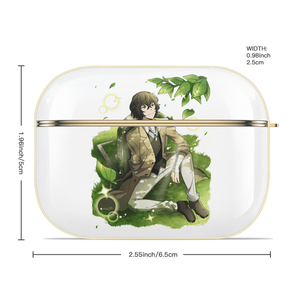 文豪ストレイドッグス Bungo Stray Dogs 【AirPods Pro用】ハードシェル保護ケース｜耐衝撃・防指紋・カラビナ付き商品仕様