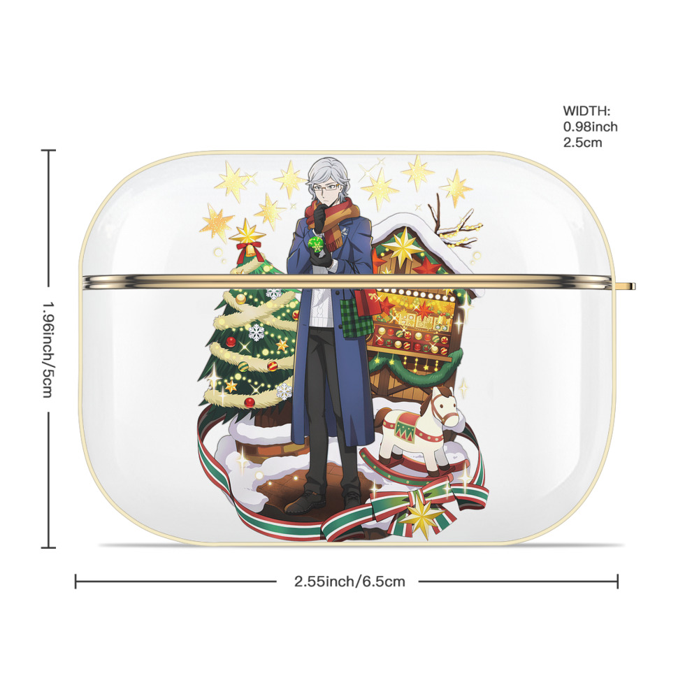 文豪ストレイドッグス Bungo Stray Dogs 【AirPods Pro用】ハードシェル保護ケース｜耐衝撃・防指紋・カラビナ付き商品仕様