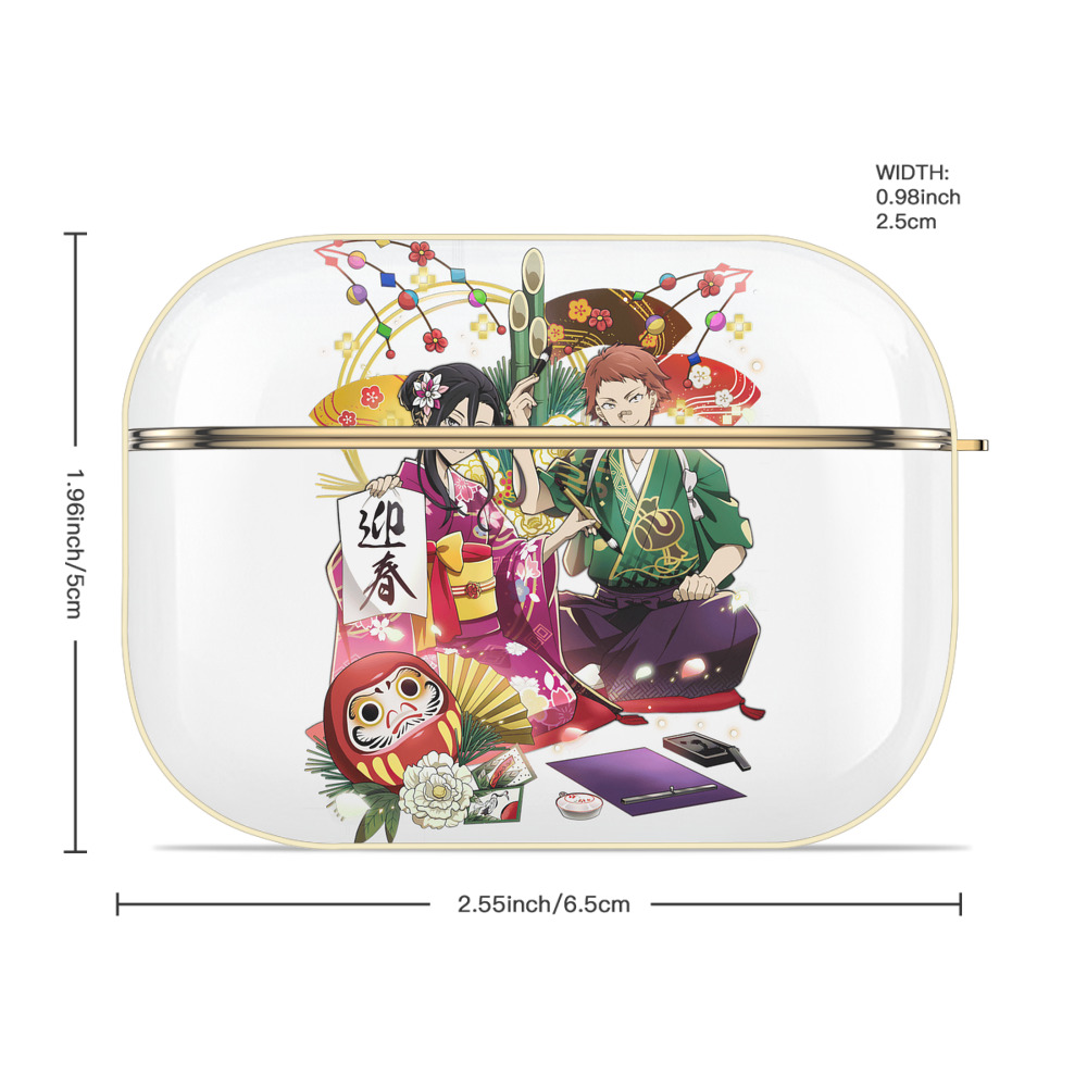 文豪ストレイドッグス Bungo Stray Dogs 【AirPods Pro用】ハードシェル保護ケース｜耐衝撃・防指紋・カラビナ付き商品仕様