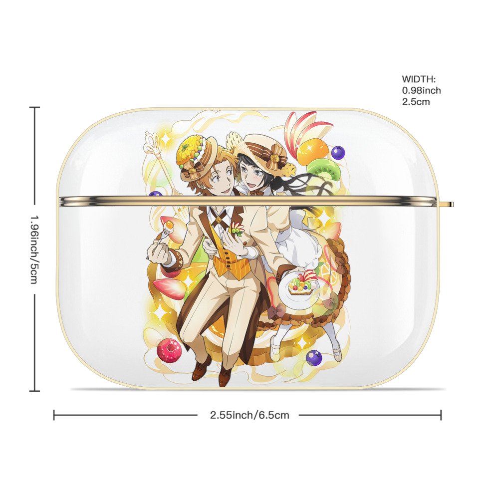 文豪ストレイドッグス Bungo Stray Dogs 【AirPods Pro用】ハードシェル保護ケース｜耐衝撃・防指紋・カラビナ付き商品仕様