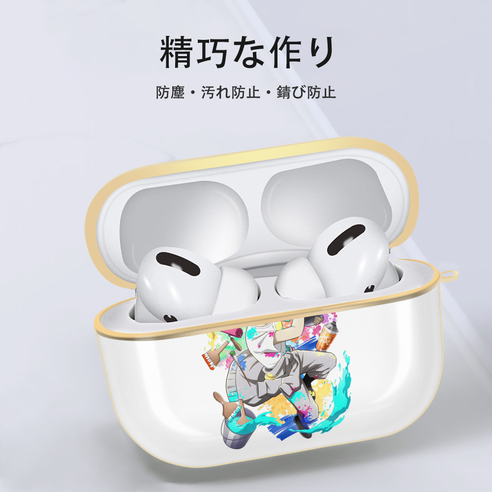 文豪ストレイドッグス Bungo Stray Dogs 【AirPods Pro用】ハードシェル保護ケース｜耐衝撃・防指紋・カラビナ付き商品仕様