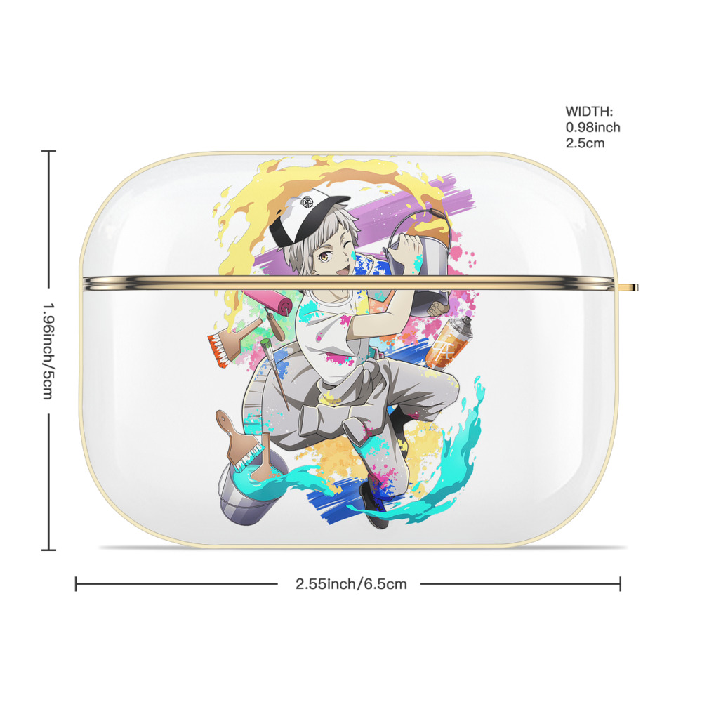 文豪ストレイドッグス Bungo Stray Dogs 【AirPods Pro用】ハードシェル保護ケース｜耐衝撃・防指紋・カラビナ付き商品仕様