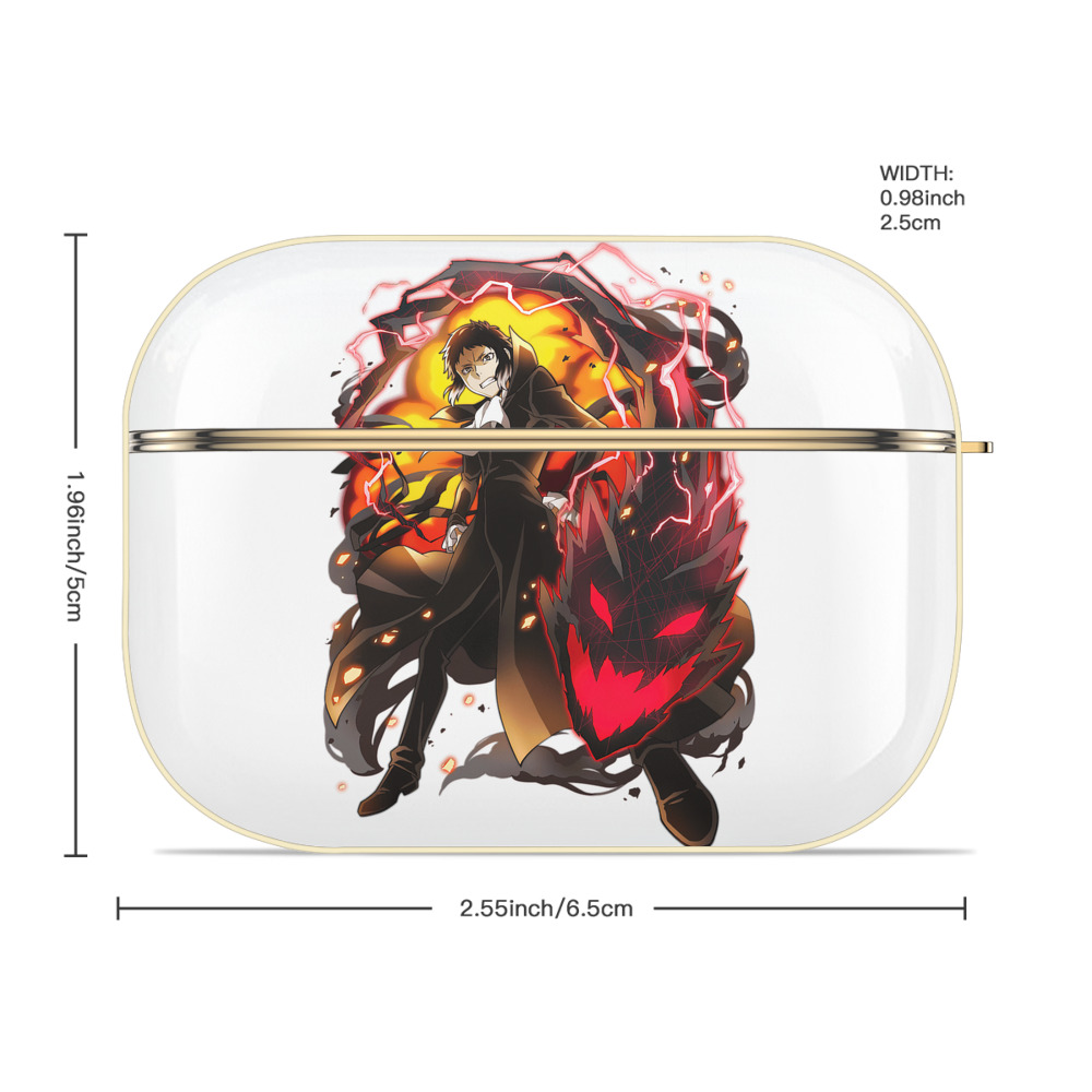 文豪ストレイドッグス Bungo Stray Dogs 【AirPods Pro用】ハードシェル保護ケース｜耐衝撃・防指紋・カラビナ付き商品仕様