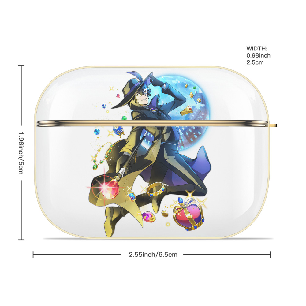 文豪ストレイドッグス Bungo Stray Dogs 【AirPods Pro用】ハードシェル保護ケース｜耐衝撃・防指紋・カラビナ付き商品仕様