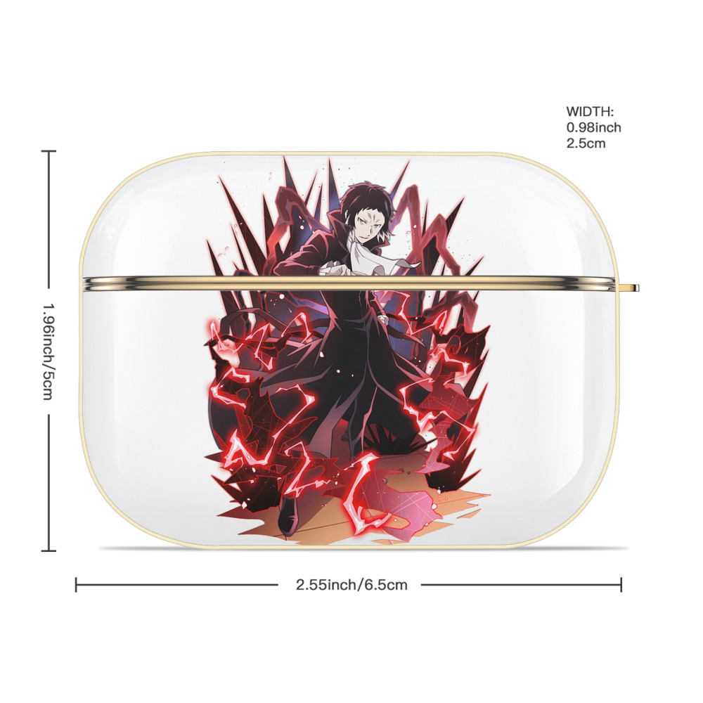 文豪ストレイドッグス Bungo Stray Dogs 【AirPods Pro用】ハードシェル保護ケース｜耐衝撃・防指紋・カラビナ付き商品仕様