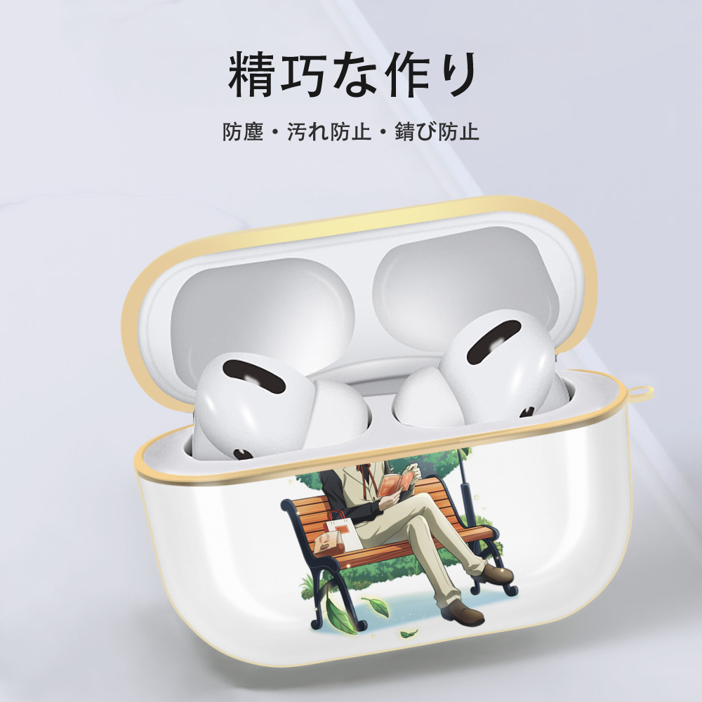 文豪ストレイドッグス Bungo Stray Dogs 【AirPods Pro用】ハードシェル保護ケース｜耐衝撃・防指紋・カラビナ付き商品仕様