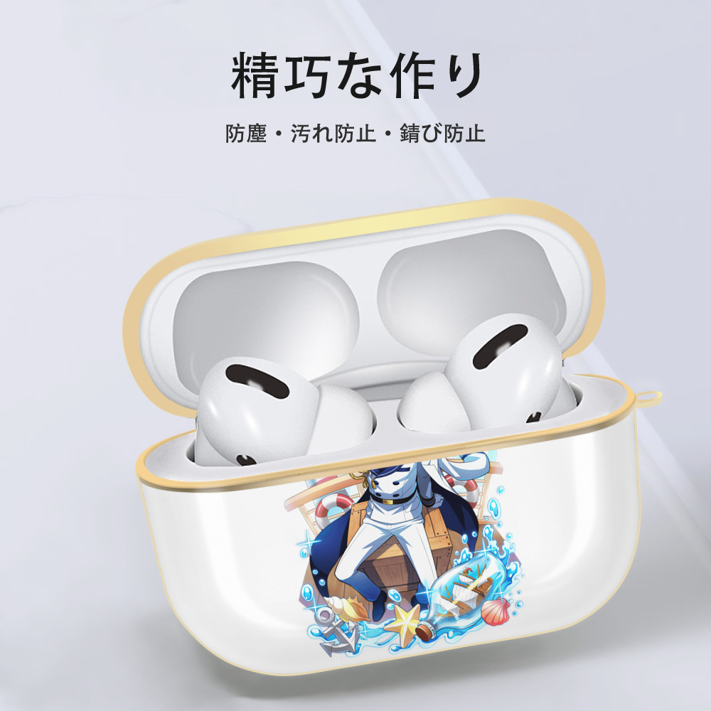 文豪ストレイドッグス Bungo Stray Dogs 【AirPods Pro用】ハードシェル保護ケース｜耐衝撃・防指紋・カラビナ付き商品仕様