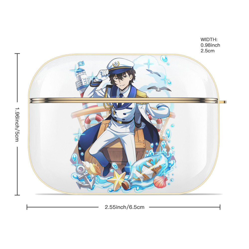 文豪ストレイドッグス Bungo Stray Dogs 【AirPods Pro用】ハードシェル保護ケース｜耐衝撃・防指紋・カラビナ付き商品仕様