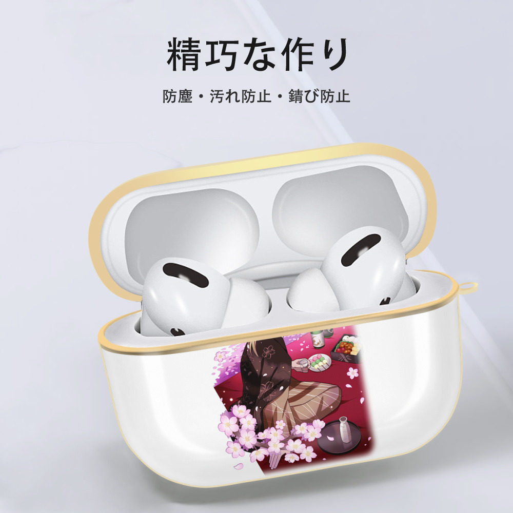 文豪ストレイドッグス Bungo Stray Dogs 【AirPods Pro用】ハードシェル保護ケース｜耐衝撃・防指紋・カラビナ付き商品仕様