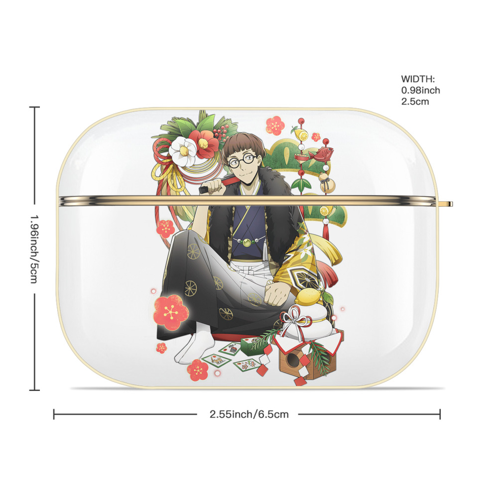 文豪ストレイドッグス Bungo Stray Dogs 【AirPods Pro用】ハードシェル保護ケース｜耐衝撃・防指紋・カラビナ付き商品仕様