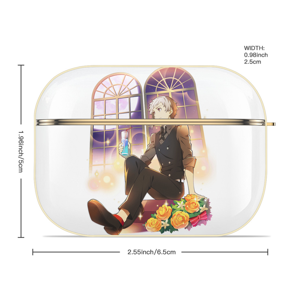 文豪ストレイドッグス Bungo Stray Dogs 【AirPods Pro用】ハードシェル保護ケース｜耐衝撃・防指紋・カラビナ付き商品仕様