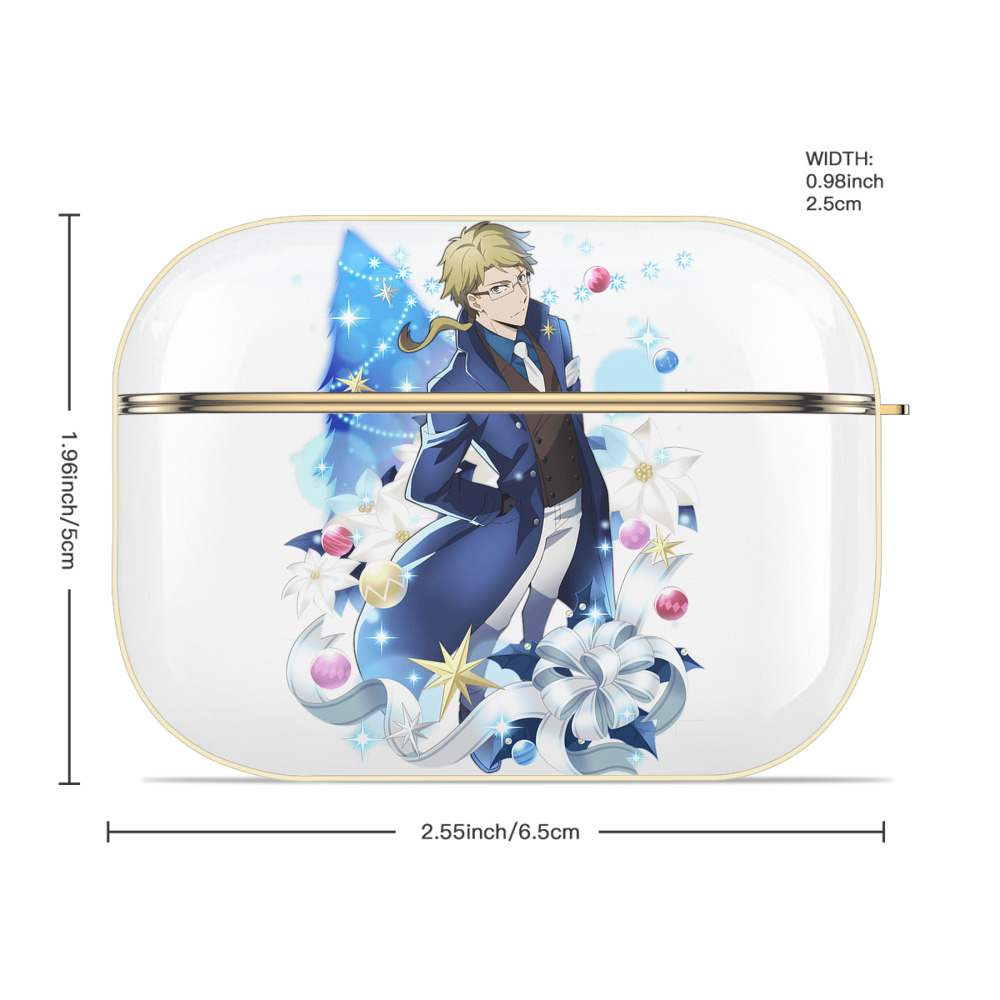 文豪ストレイドッグス Bungo Stray Dogs 【AirPods Pro用】ハードシェル保護ケース｜耐衝撃・防指紋・カラビナ付き商品仕様