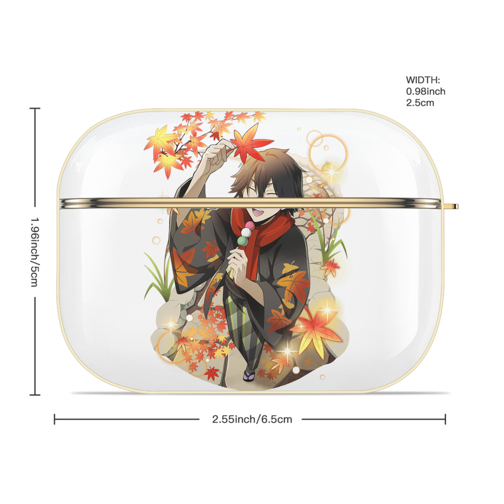 文豪ストレイドッグス Bungo Stray Dogs 【AirPods Pro用】ハードシェル保護ケース｜耐衝撃・防指紋・カラビナ付き商品仕様