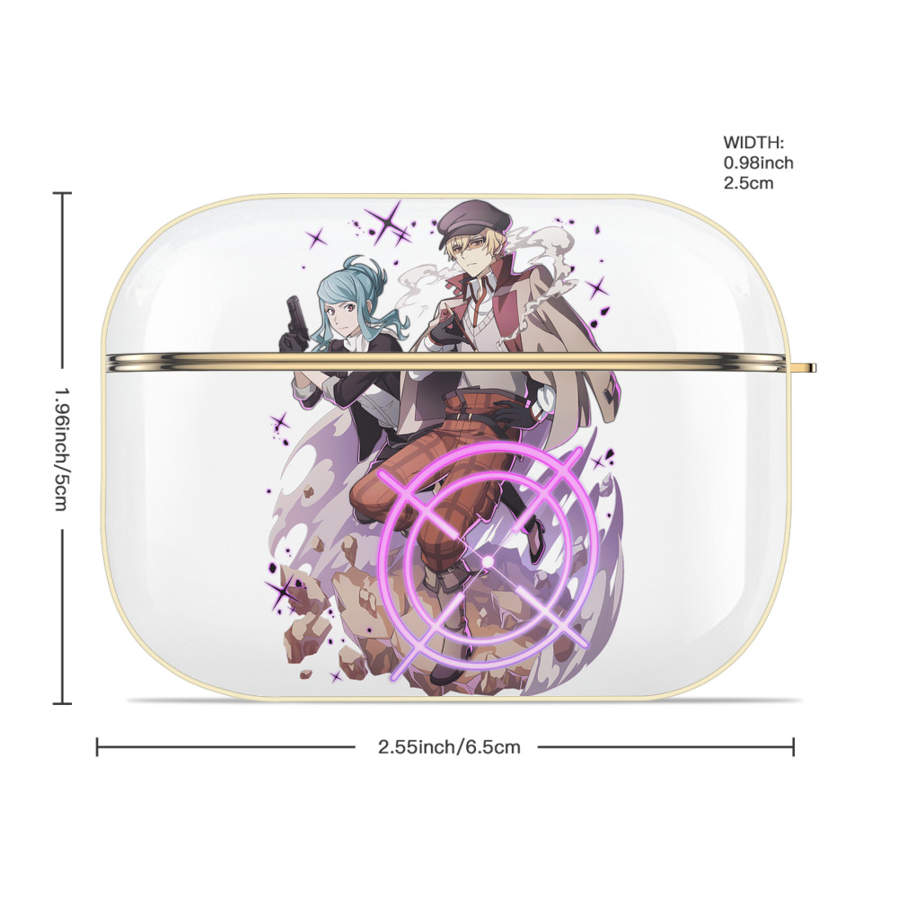 文豪ストレイドッグス Bungo Stray Dogs 【AirPods Pro用】ハードシェル保護ケース｜耐衝撃・防指紋・カラビナ付き商品仕様