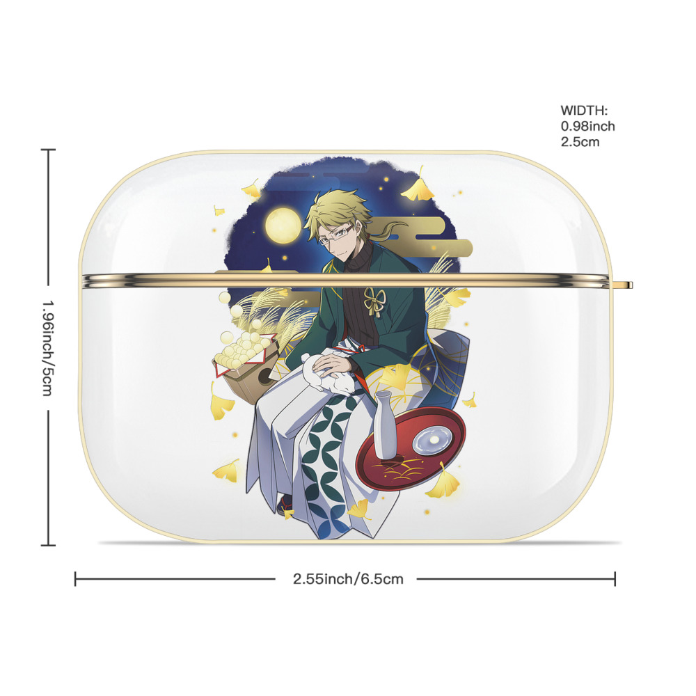 文豪ストレイドッグス Bungo Stray Dogs 【AirPods Pro用】ハードシェル保護ケース｜耐衝撃・防指紋・カラビナ付き商品仕様