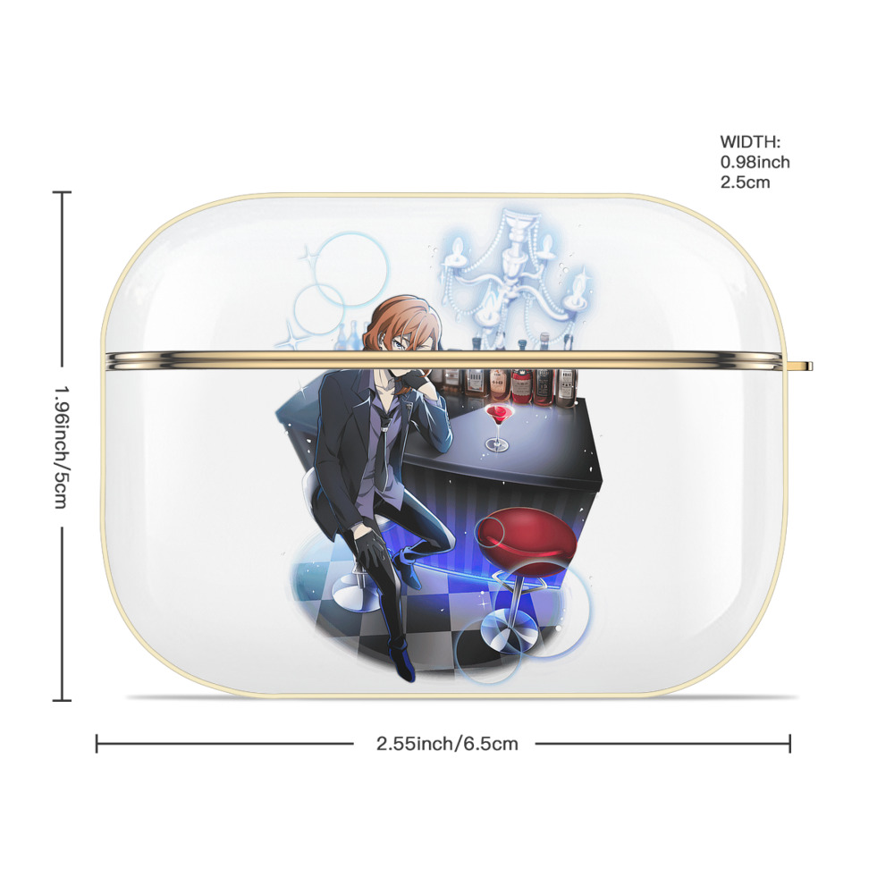 文豪ストレイドッグス Bungo Stray Dogs 【AirPods Pro用】ハードシェル保護ケース｜耐衝撃・防指紋・カラビナ付き商品仕様