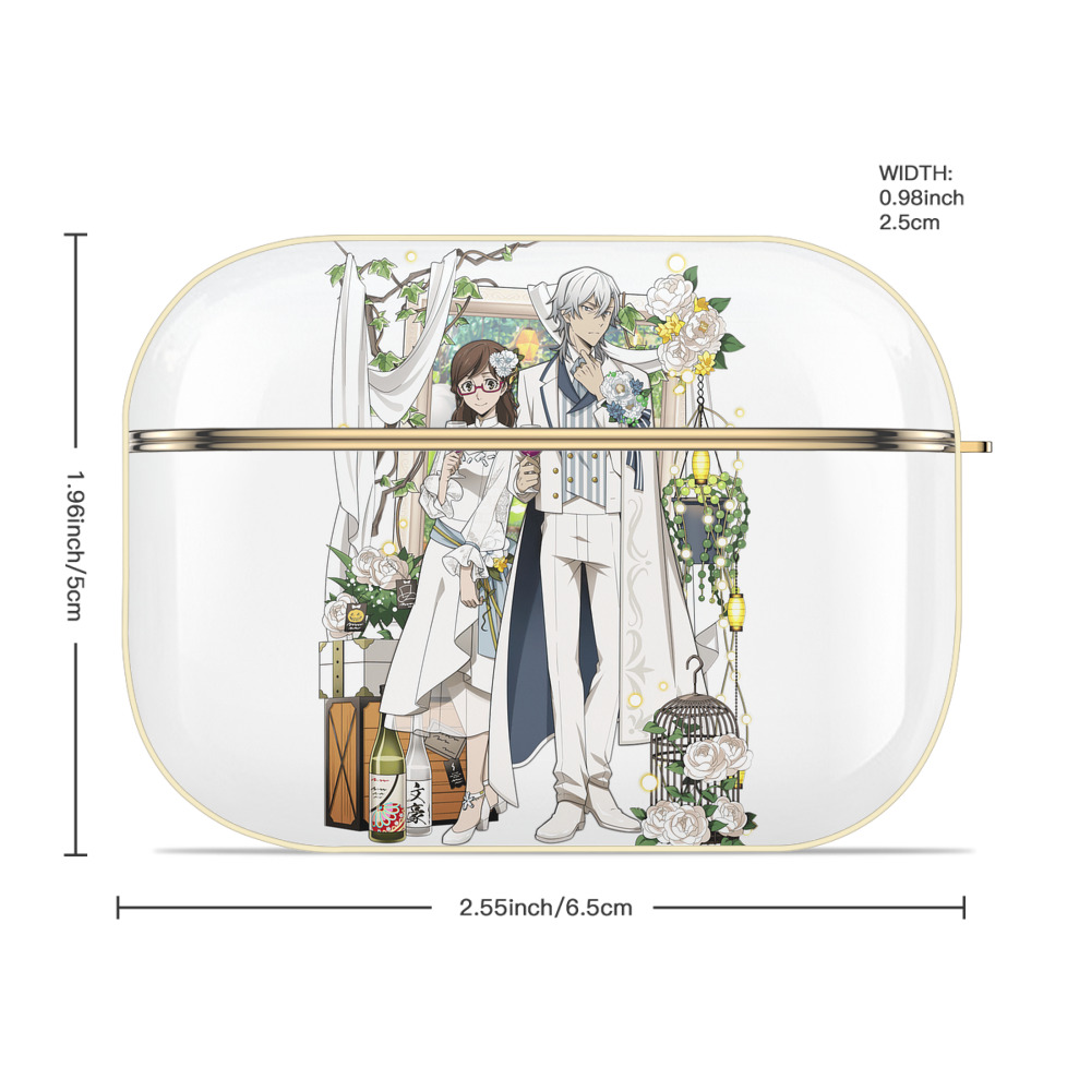 文豪ストレイドッグス Bungo Stray Dogs 【AirPods Pro用】ハードシェル保護ケース｜耐衝撃・防指紋・カラビナ付き商品仕様