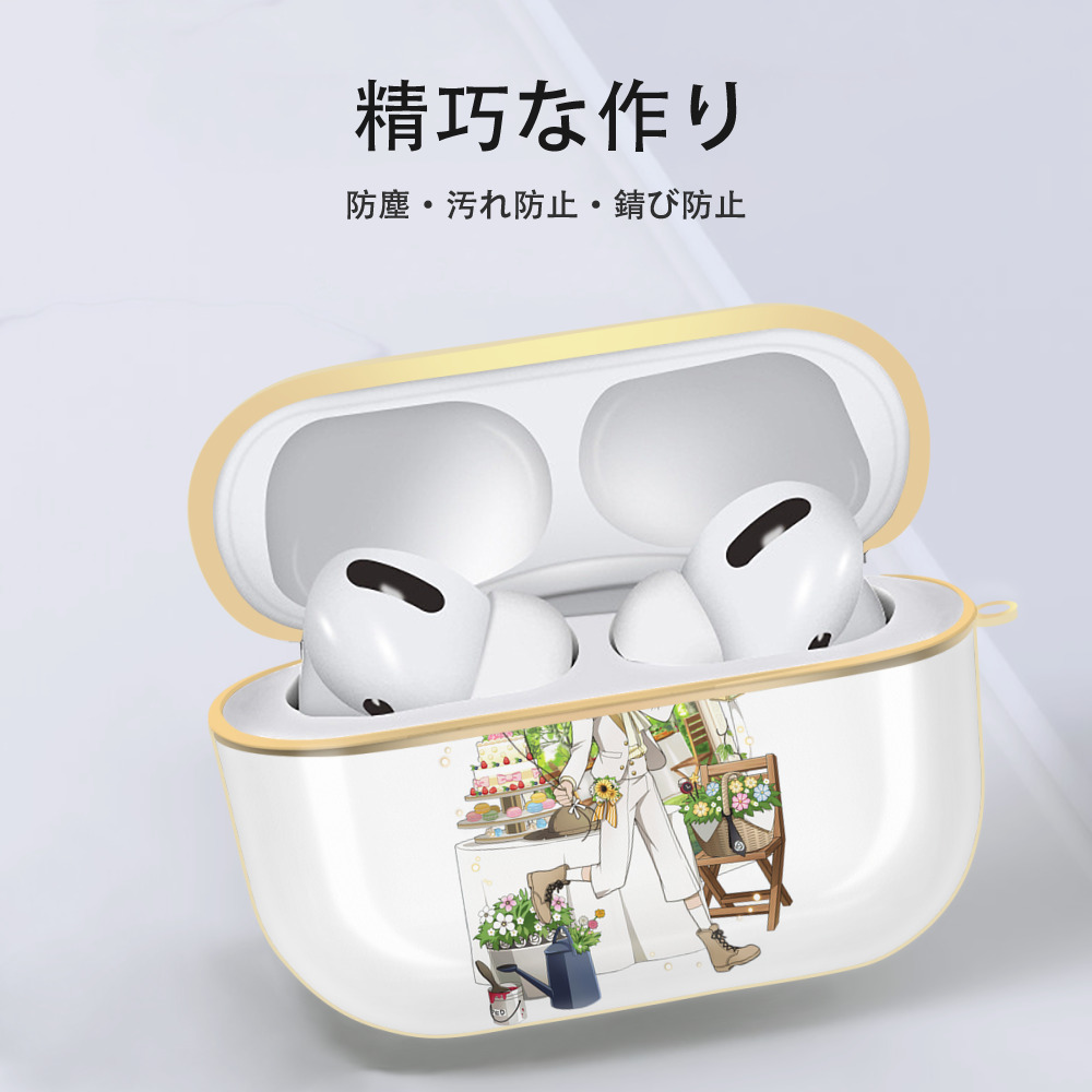 文豪ストレイドッグス Bungo Stray Dogs 【AirPods Pro用】ハードシェル保護ケース｜耐衝撃・防指紋・カラビナ付き商品仕様