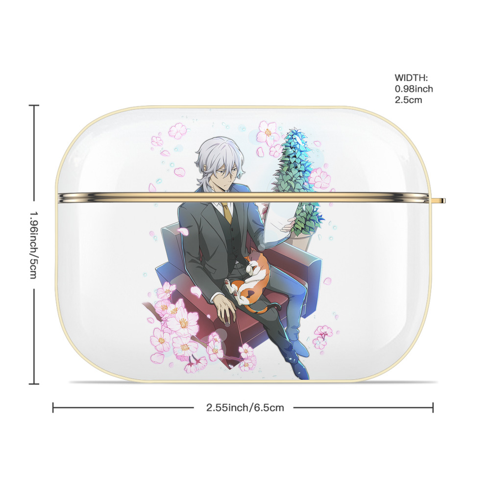 文豪ストレイドッグス Bungo Stray Dogs 【AirPods Pro用】ハードシェル保護ケース｜耐衝撃・防指紋・カラビナ付き商品仕様
