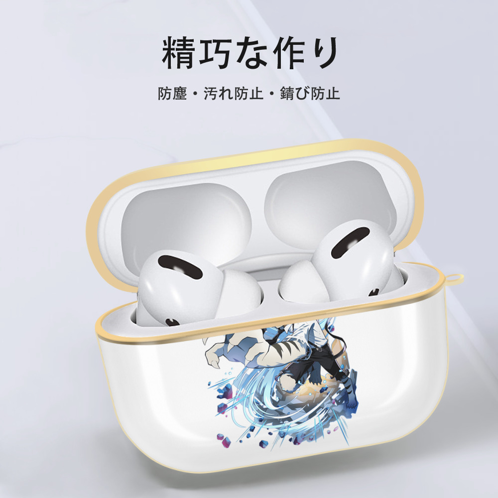 文豪ストレイドッグス Bungo Stray Dogs 【AirPods Pro用】ハードシェル保護ケース｜耐衝撃・防指紋・カラビナ付き商品仕様