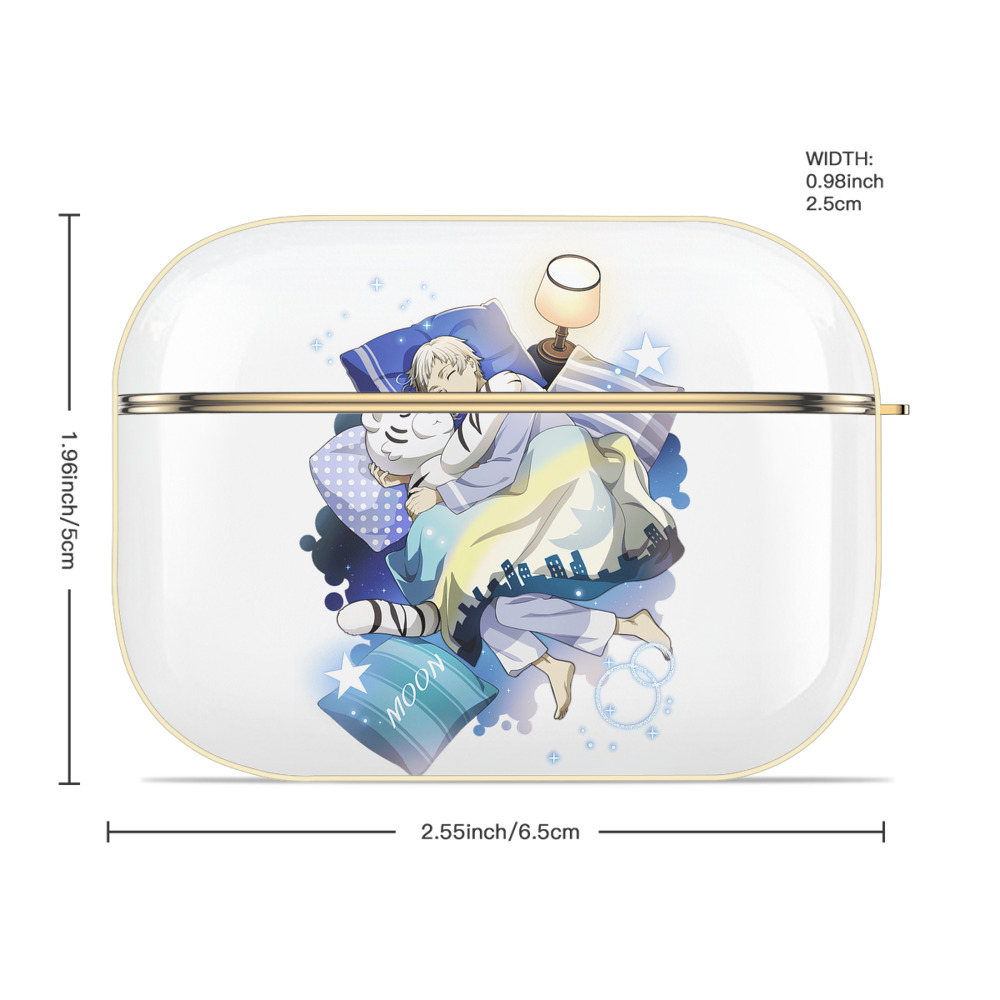 文豪ストレイドッグス Bungo Stray Dogs 【AirPods Pro用】ハードシェル保護ケース｜耐衝撃・防指紋・カラビナ付き商品仕様