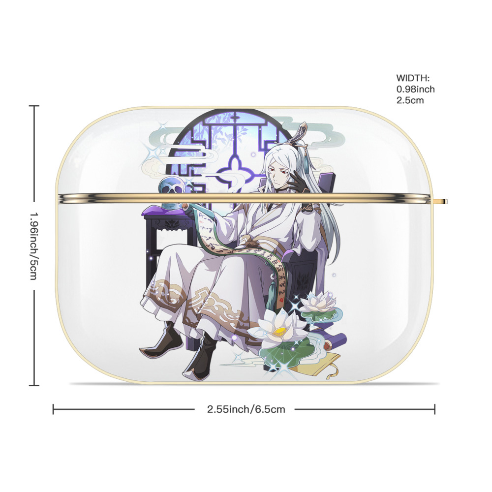 文豪ストレイドッグス Bungo Stray Dogs 【AirPods Pro用】ハードシェル保護ケース｜耐衝撃・防指紋・カラビナ付き商品仕様