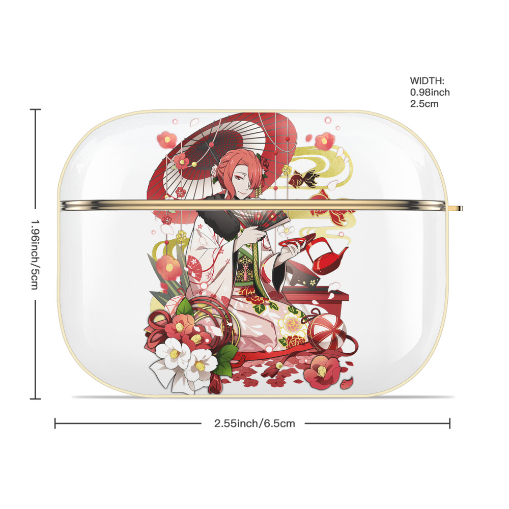 文豪ストレイドッグス Bungo Stray Dogs 【AirPods Pro用】ハードシェル保護ケース｜耐衝撃・防指紋・カラビナ付き商品仕様