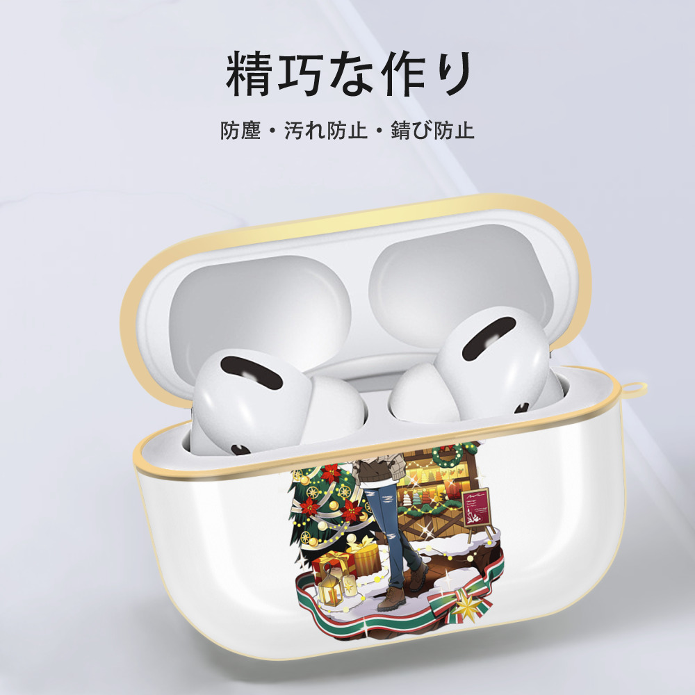 文豪ストレイドッグス Bungo Stray Dogs 【AirPods Pro用】ハードシェル保護ケース｜耐衝撃・防指紋・カラビナ付き商品仕様