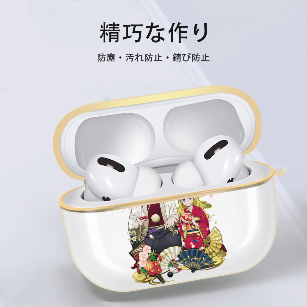 文豪ストレイドッグス Bungo Stray Dogs 【AirPods Pro用】ハードシェル保護ケース｜耐衝撃・防指紋・カラビナ付き商品仕様