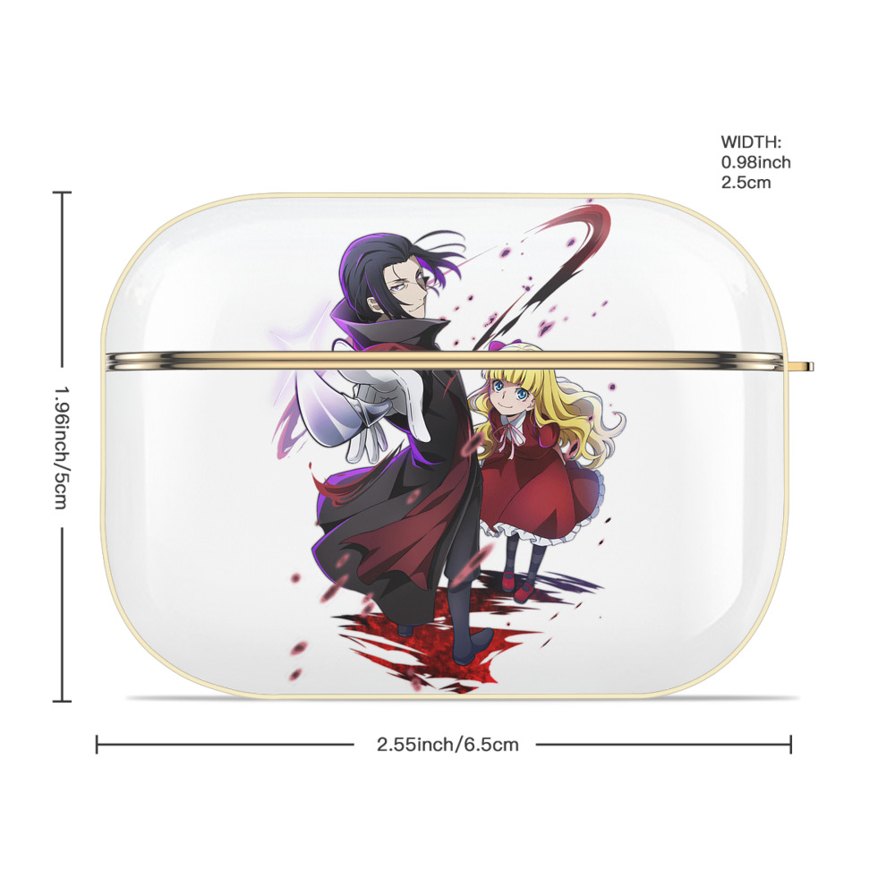 文豪ストレイドッグス Bungo Stray Dogs 【AirPods Pro用】ハードシェル保護ケース｜耐衝撃・防指紋・カラビナ付き商品仕様