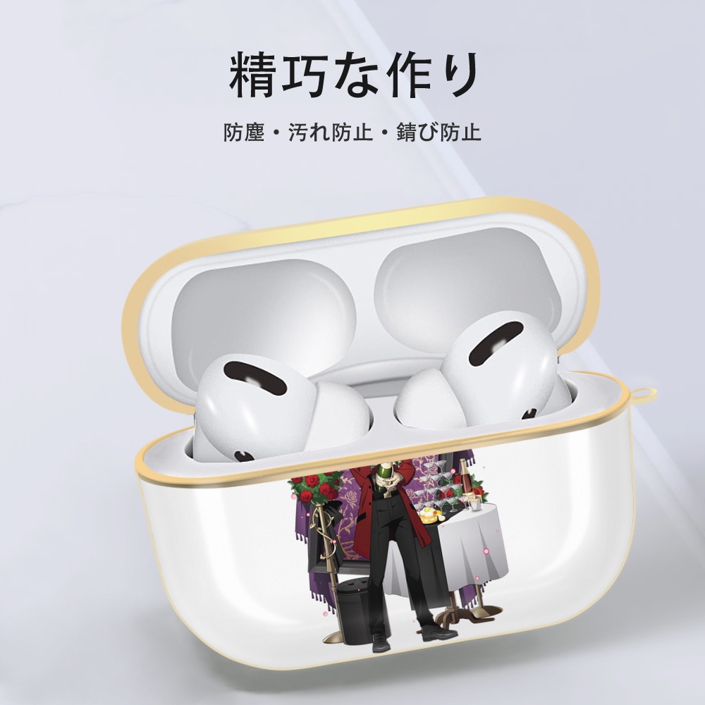 文豪ストレイドッグス Bungo Stray Dogs 【AirPods Pro用】ハードシェル保護ケース｜耐衝撃・防指紋・カラビナ付き商品仕様