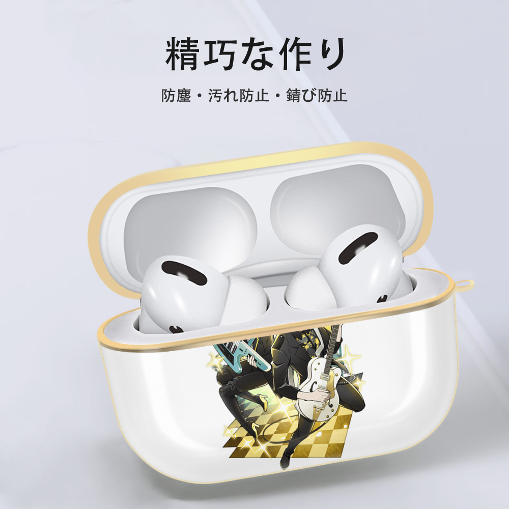 文豪ストレイドッグス Bungo Stray Dogs 【AirPods Pro用】ハードシェル保護ケース｜耐衝撃・防指紋・カラビナ付き商品仕様