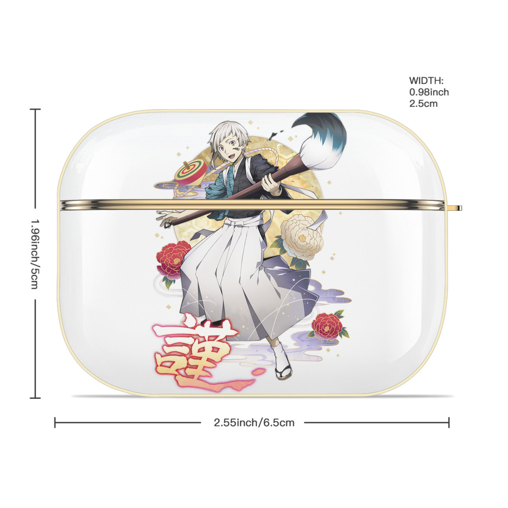 文豪ストレイドッグス Bungo Stray Dogs 【AirPods Pro用】ハードシェル保護ケース｜耐衝撃・防指紋・カラビナ付き商品仕様