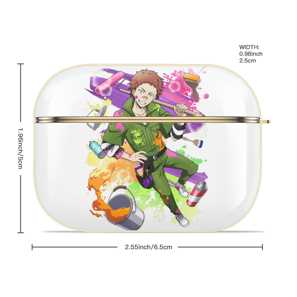 文豪ストレイドッグス Bungo Stray Dogs 【AirPods Pro用】ハードシェル保護ケース｜耐衝撃・防指紋・カラビナ付き商品仕様
